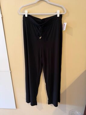 Jones New York Black Wide-Leg Pants
